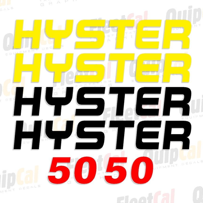 Hyster Forklift Decals