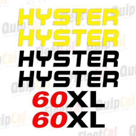 Hyster Forklift Decals