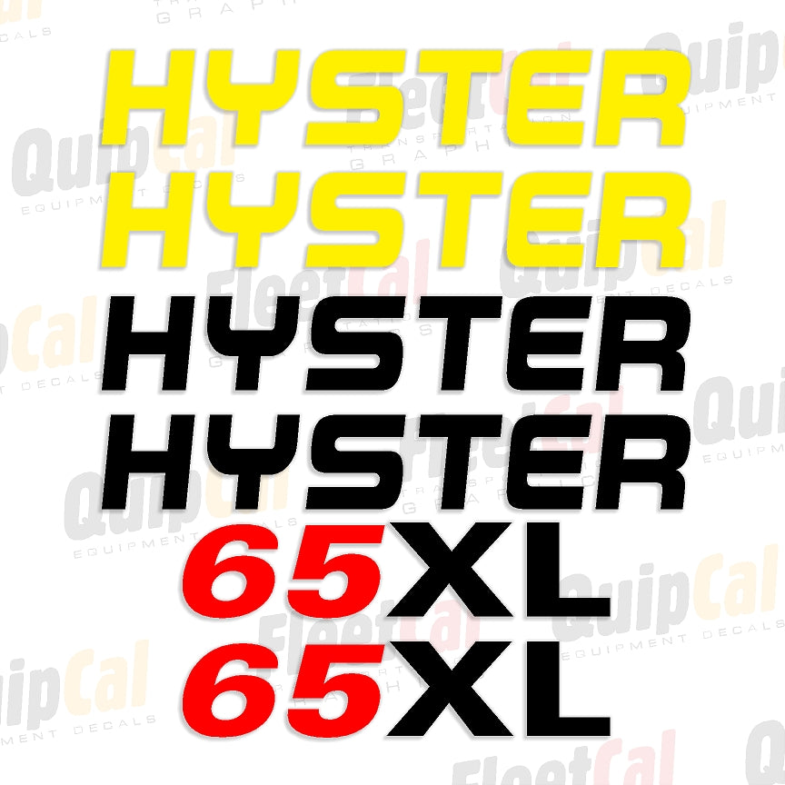 Hyster Forklift Decals