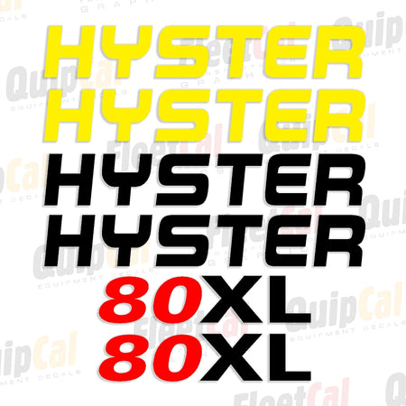 Hyster Forklift Decals