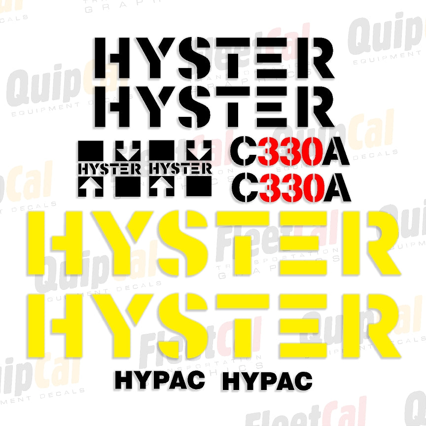 Hyster Roller - Compactor Decals