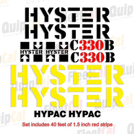 Hyster Roller - Compactor Decals