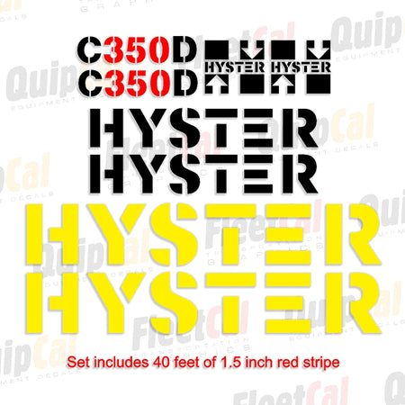 Hyster Roller - Compactor Decals