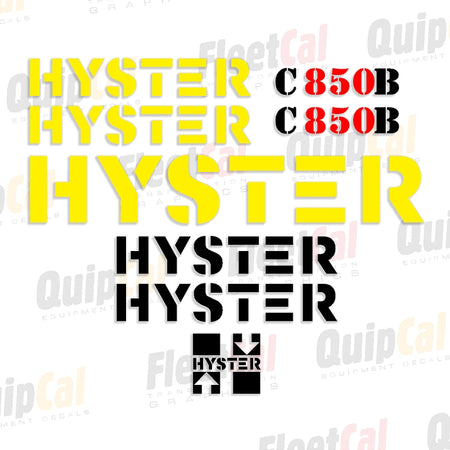 Hyster Roller - Compactor Decals