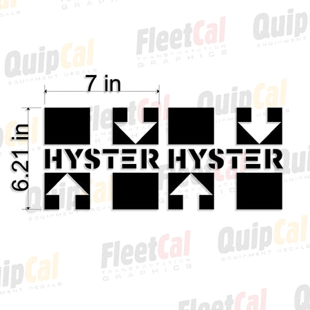 Hyster Roller - Compactor Decals