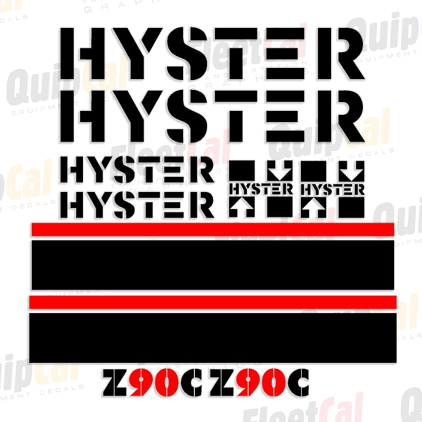 Hyster Telehandler Decals