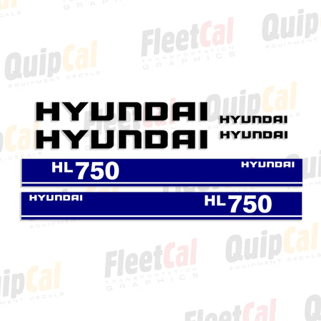 Hyundai Wheel Loader Decal Set