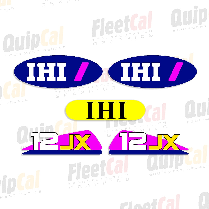 IHI 12JX-markeringsstickerset