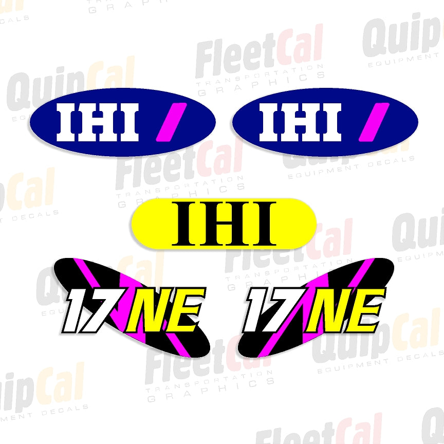 IHI 17NE-markeringsstickerset