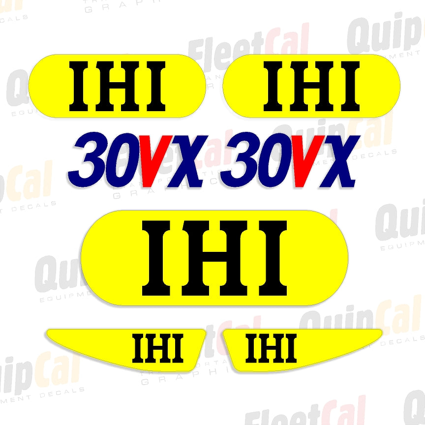 IHI 30VX-markeringsstickerset