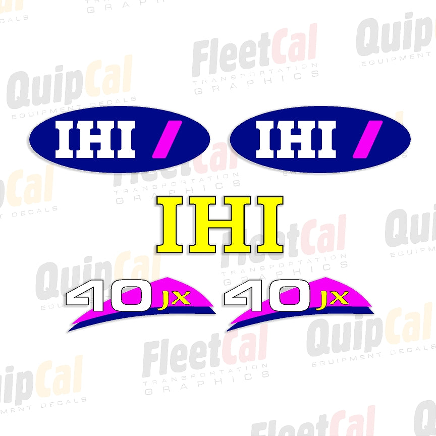 IHI Excavator Decals