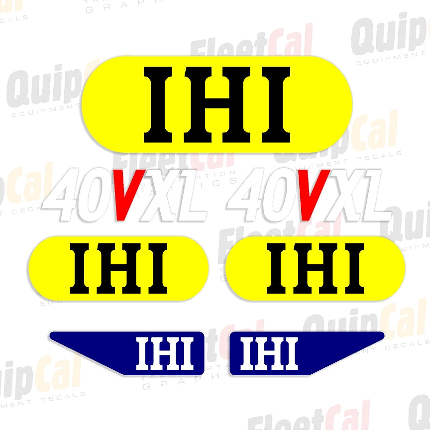 IHI Excavator Decals