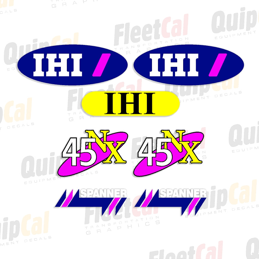 IHI Excavator Decals