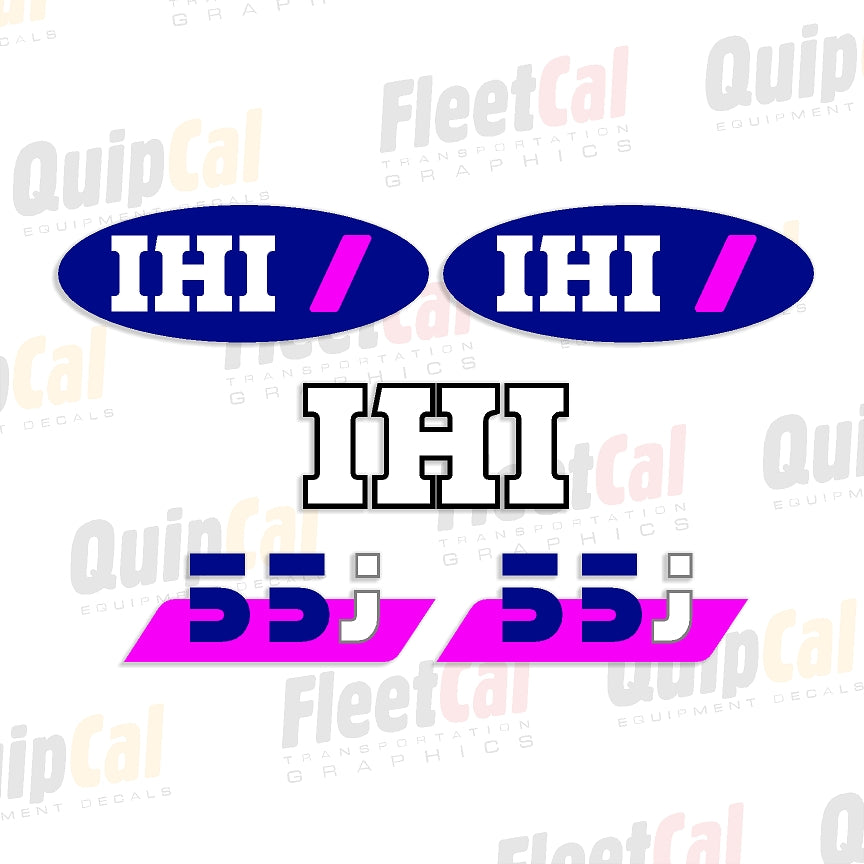 IHI Excavator Decals