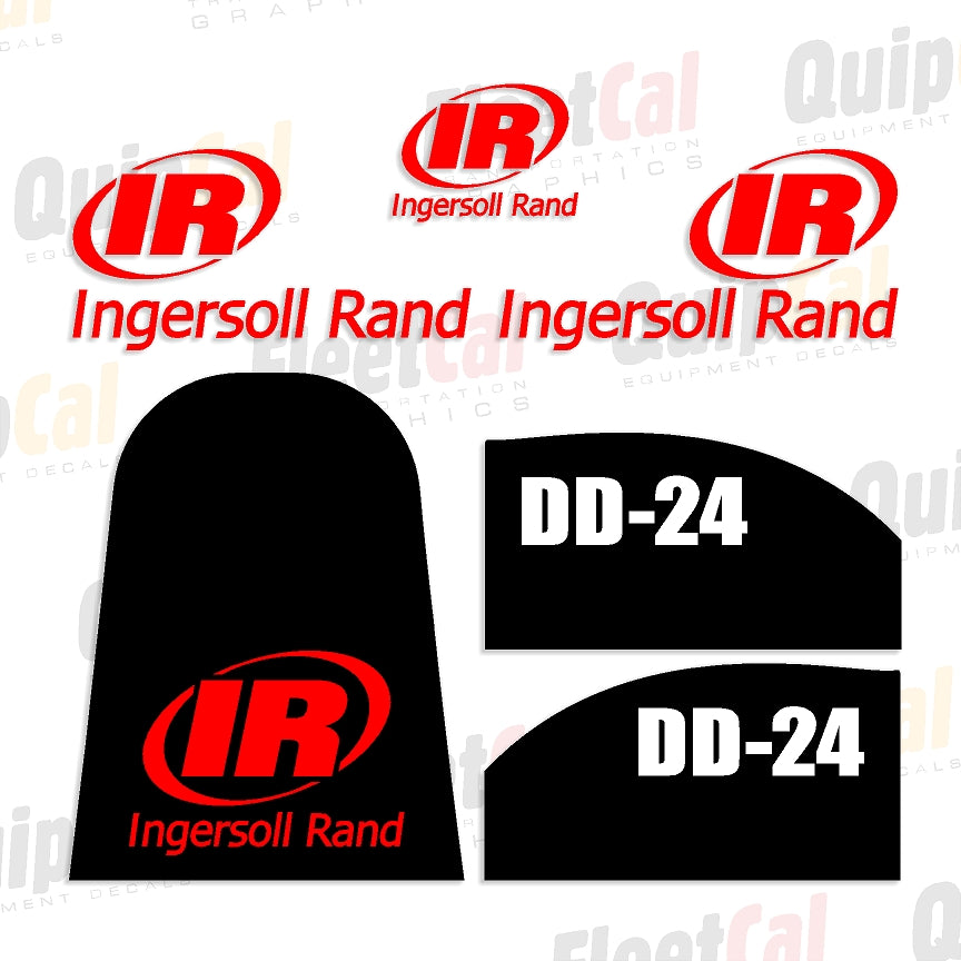 Ingersoll Rand DD-24 2008 Model Marking Decal Set