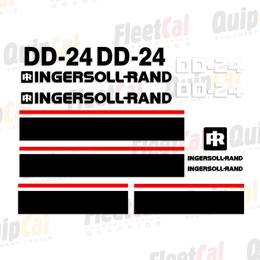 Ingersoll Rand DD-24 Mid 1990s Marking Decal Set