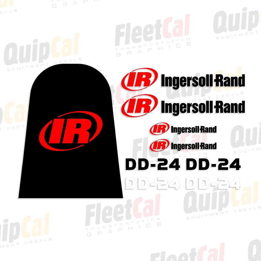 Ingersoll Rand DD-24 Mid 2000s Marking Decal Set