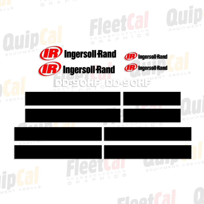 Ingersoll Rand DD-90HF Early 2000s Marking Decal Set