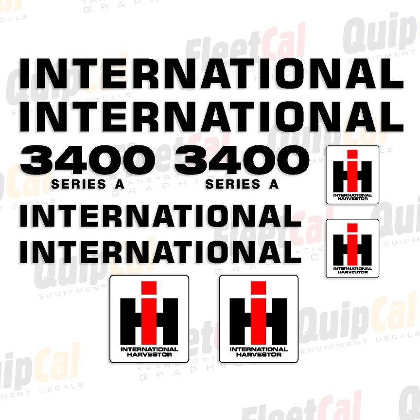 International 3400 Series A Marking Decal Set