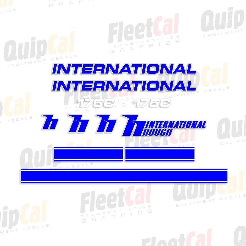 International Hough Crawler Loader Decal Set