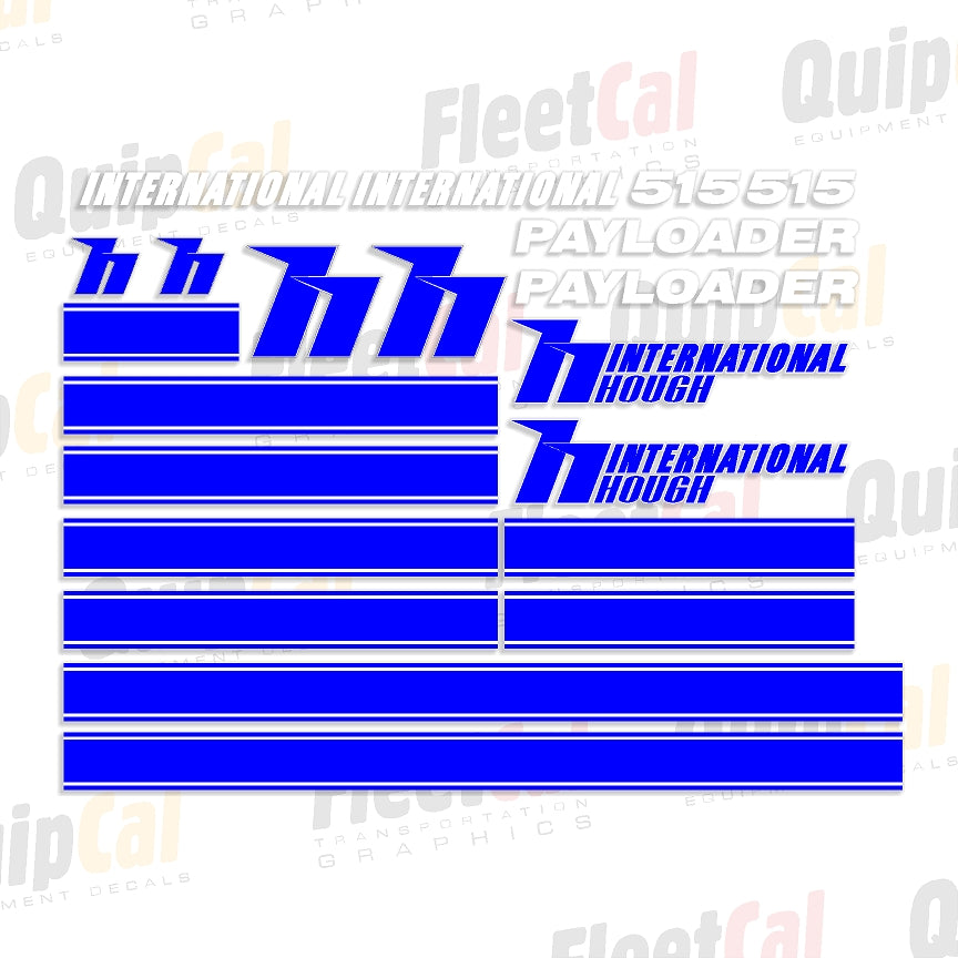 International Hough Rubber Tire Loader Decal Set