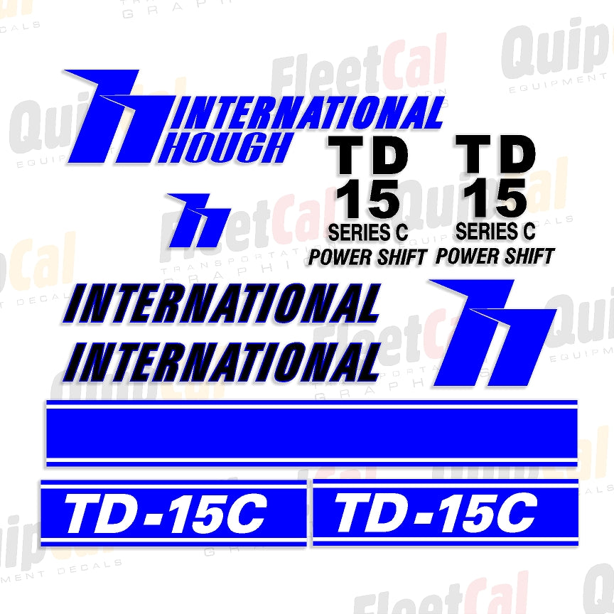 International Hough Crawler Tractor Decal Set