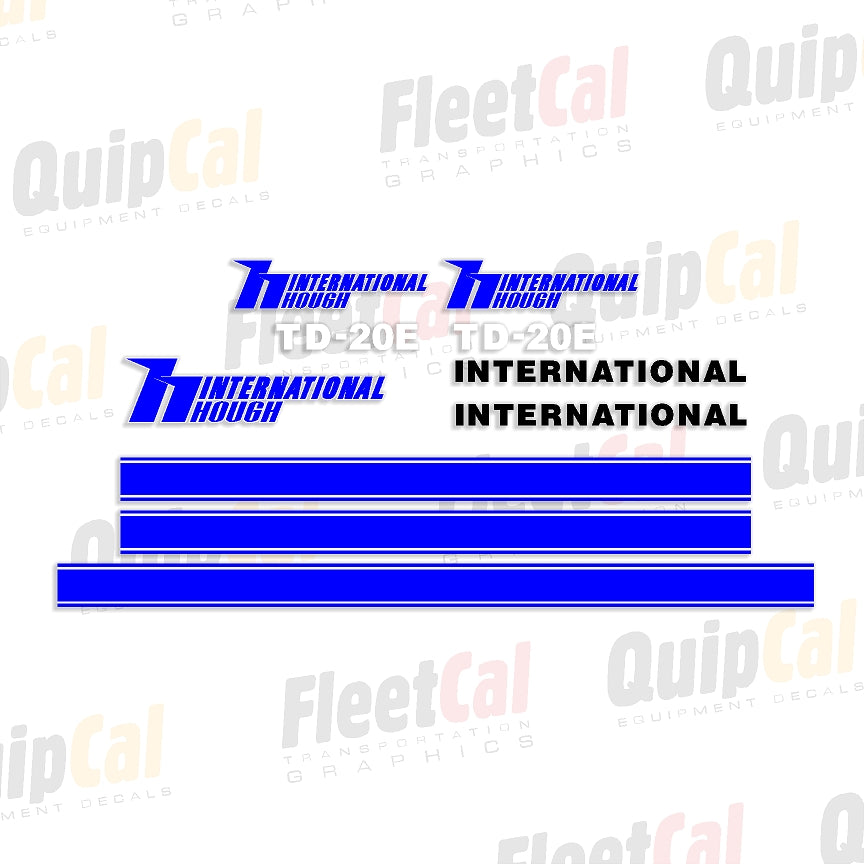 International Hough Crawler Tractor Decal Set