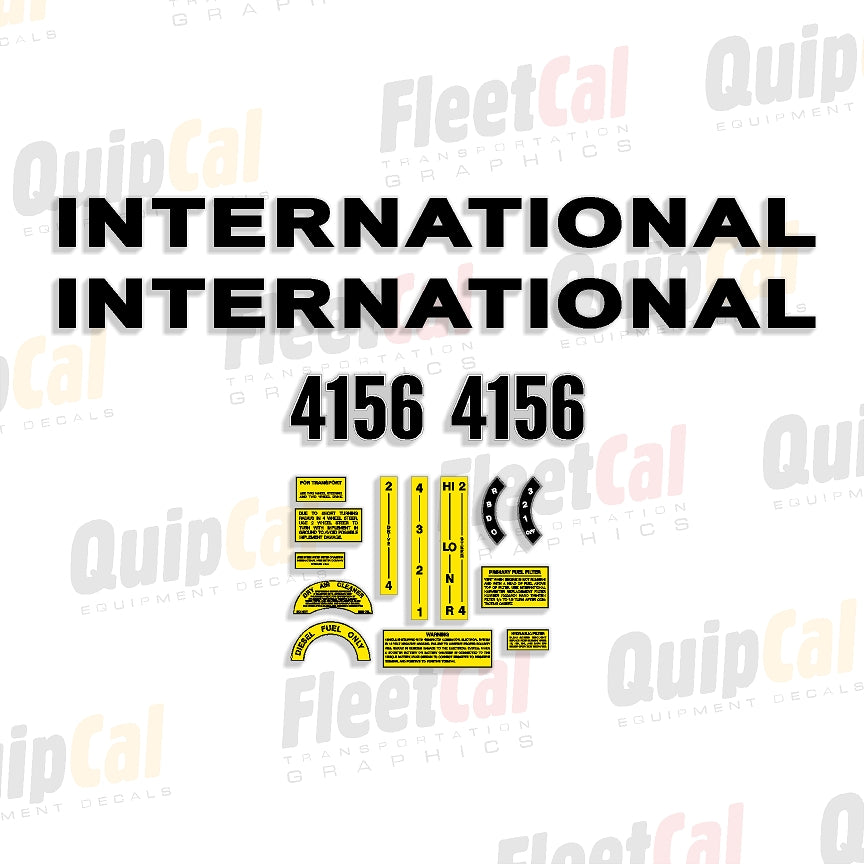 International Tractor Decals