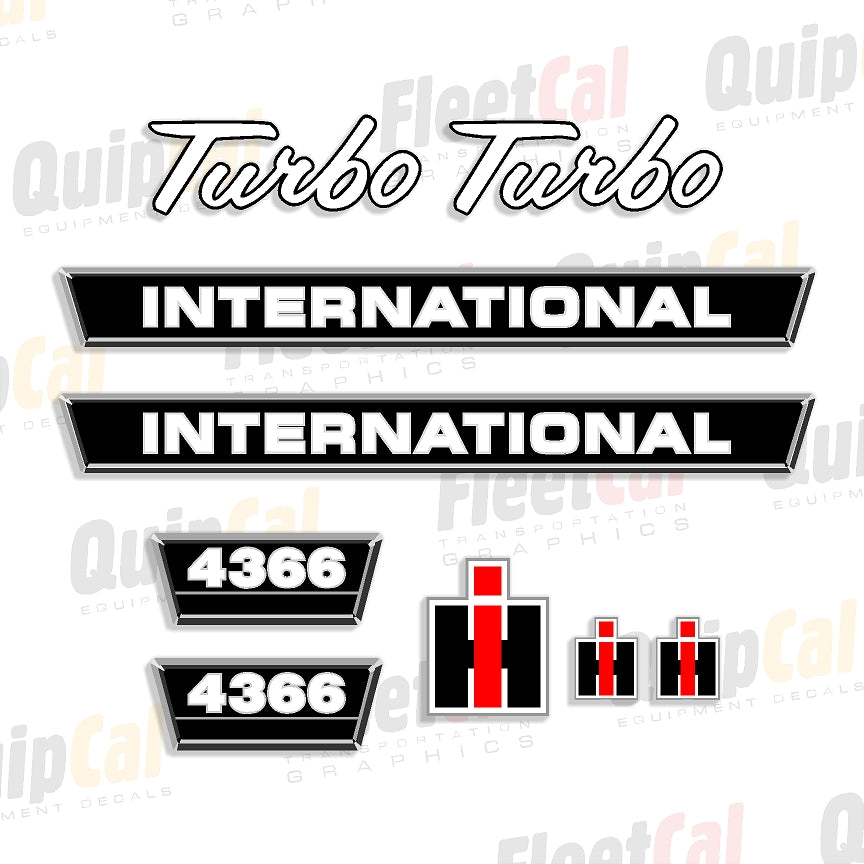 International Tractor Decals