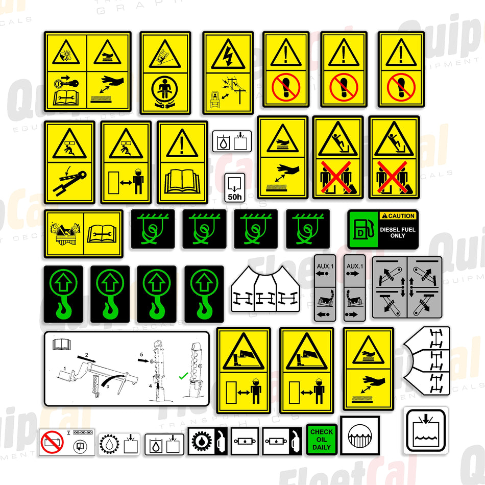 Decals for JCB Telehandlers