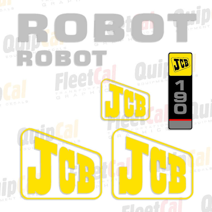 JCB Skid Loader Decals