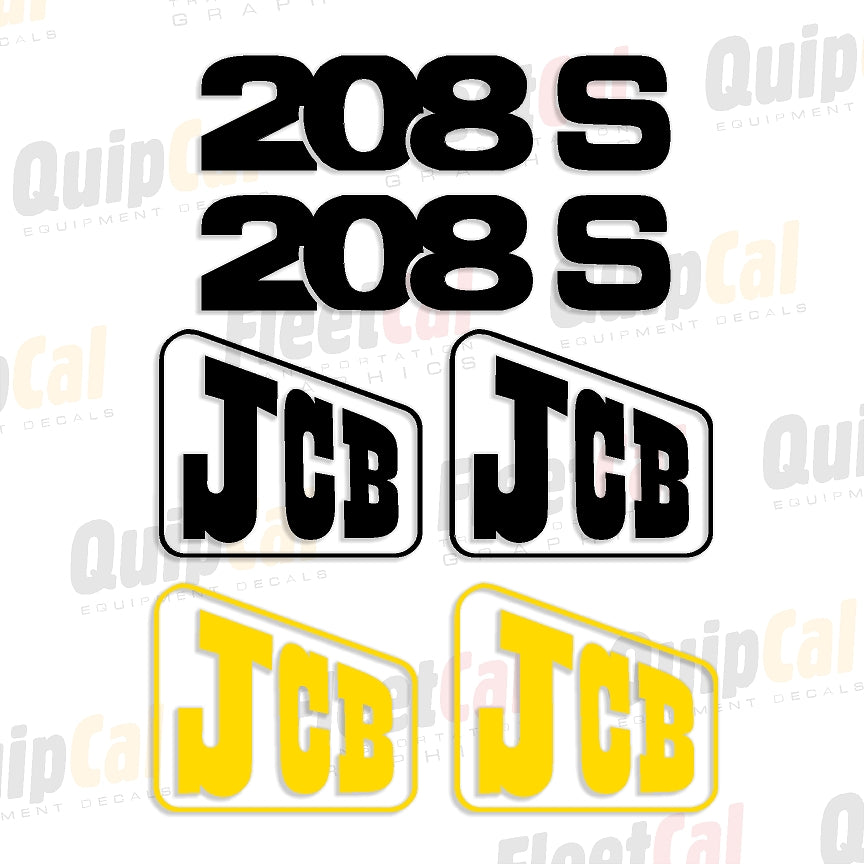 JCB Backhoe Decals