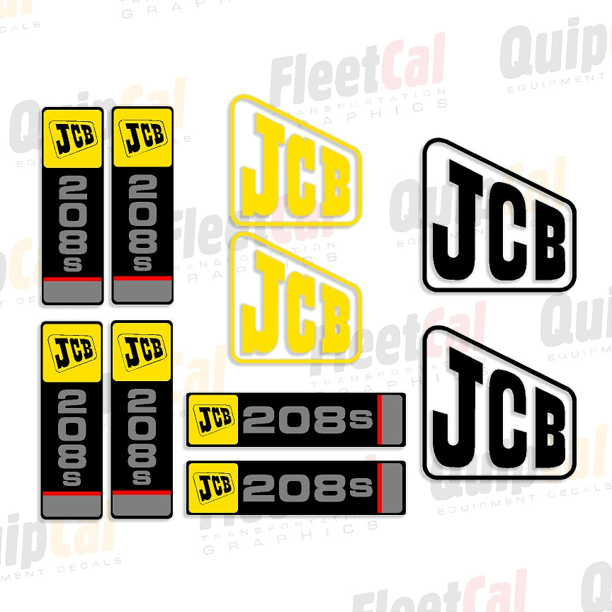 JCB Backhoe Decals