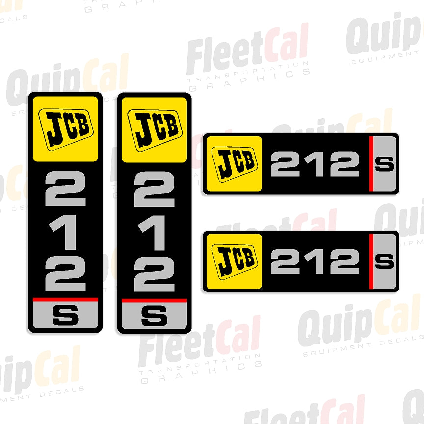 JCB Backhoe Decals