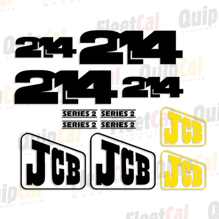 JCB Backhoe Decals