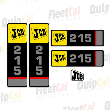 JCB Backhoe Decals