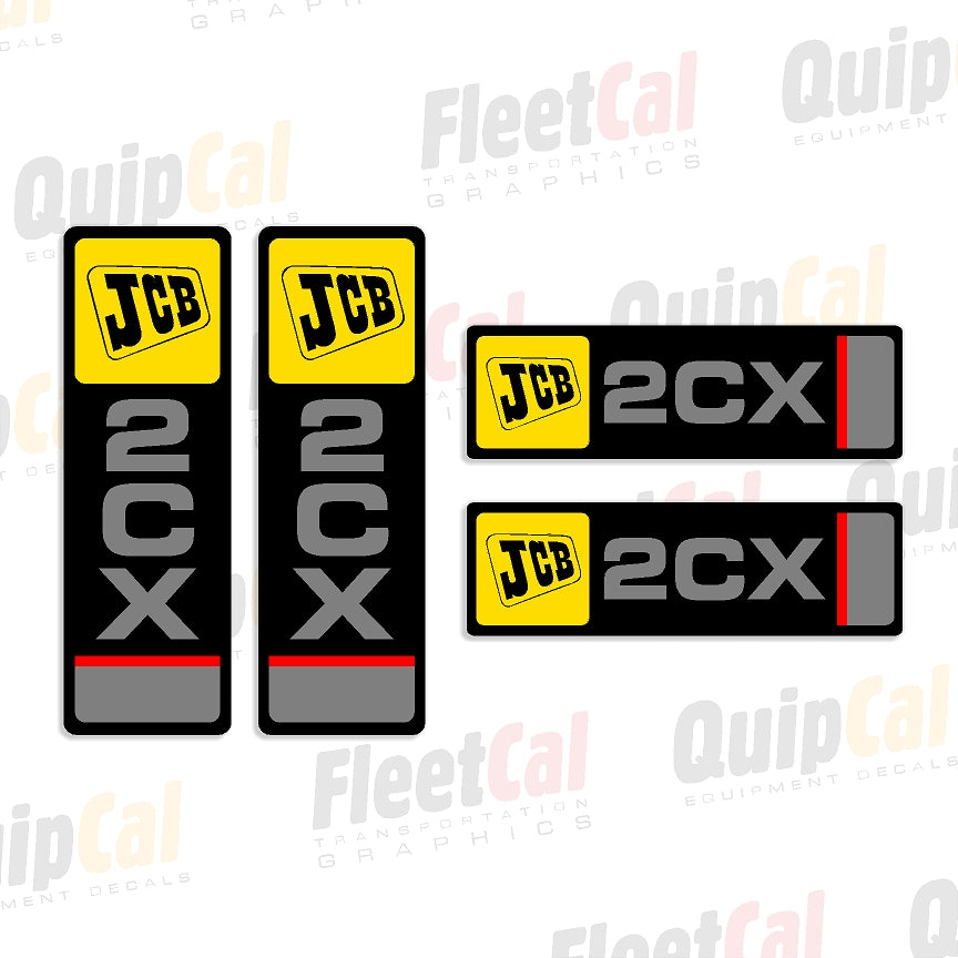 JCB Backhoe Decals