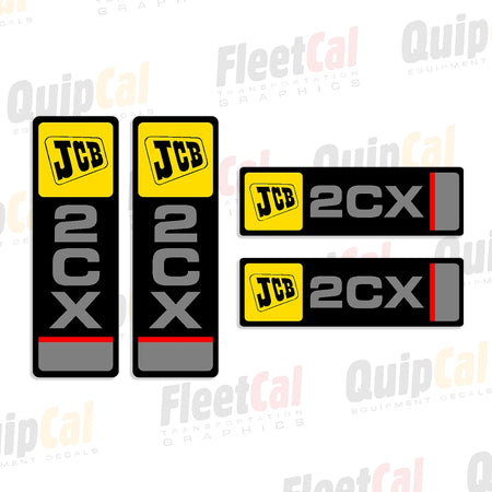 JCB Backhoe Decals