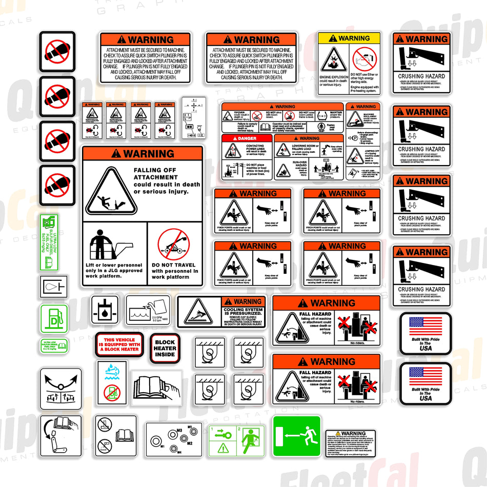 Decals for JLG Telehandlers