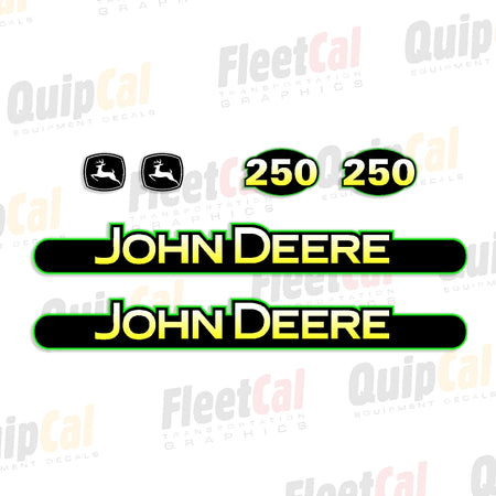 Decals for John Deere Skid Steer Loader 250