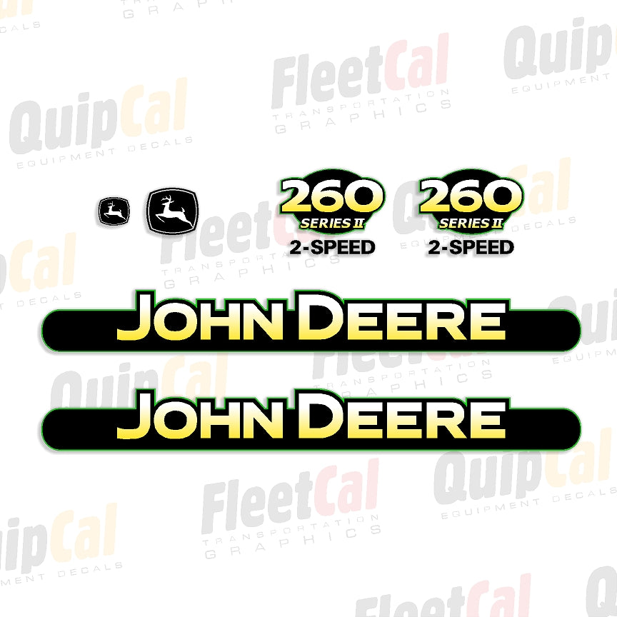 Decals for John Deere Skid Steer Loader 260 II