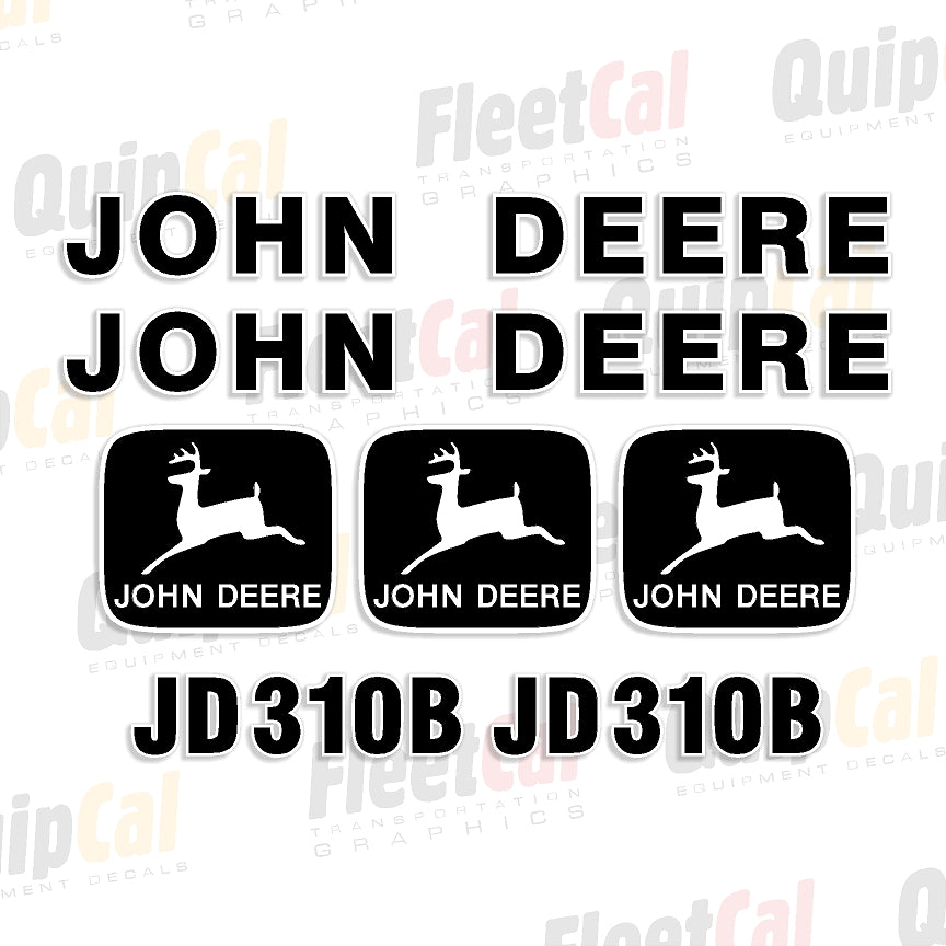 Decal Set for John Deere Backhoe 310B