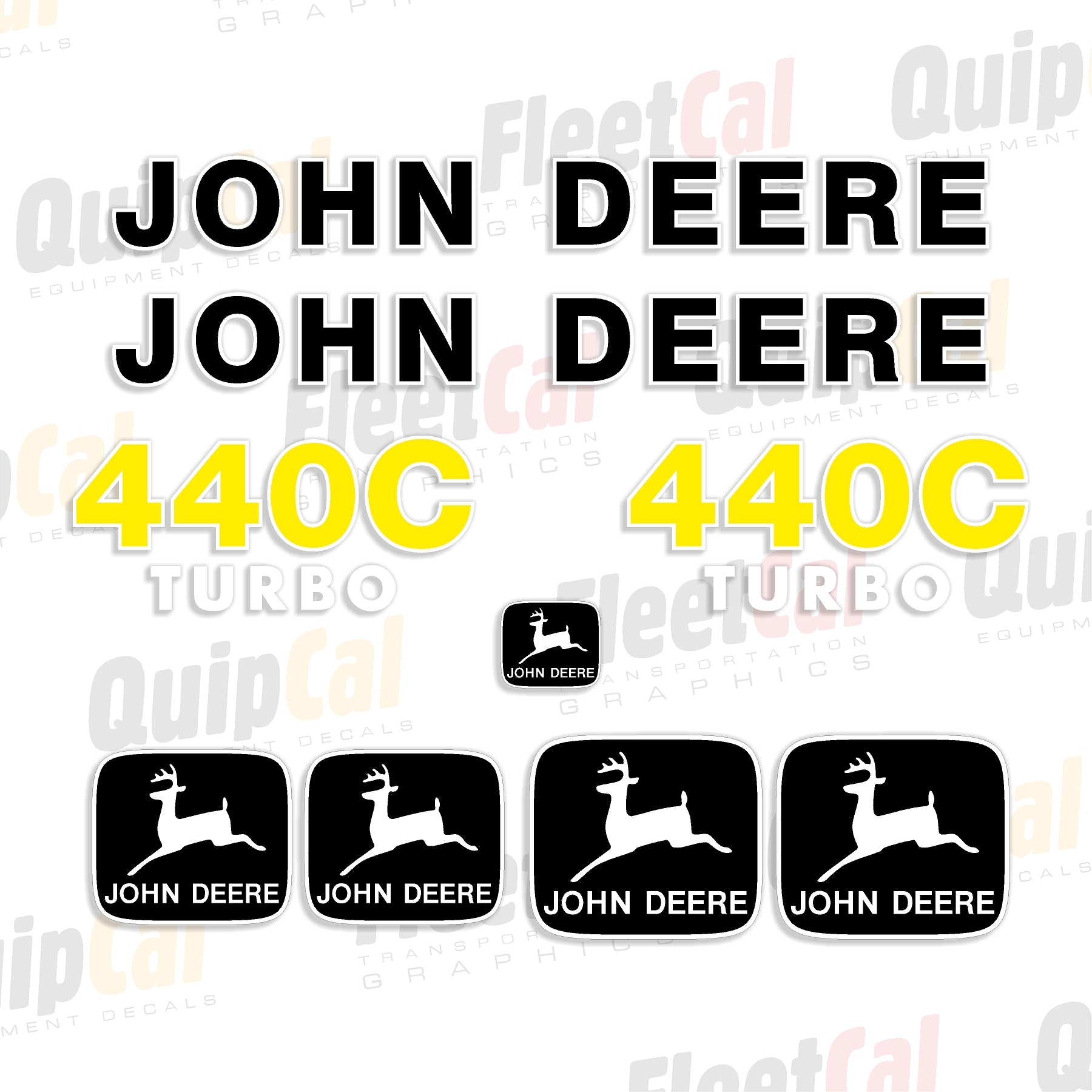 John Deere Skidder Decal Set