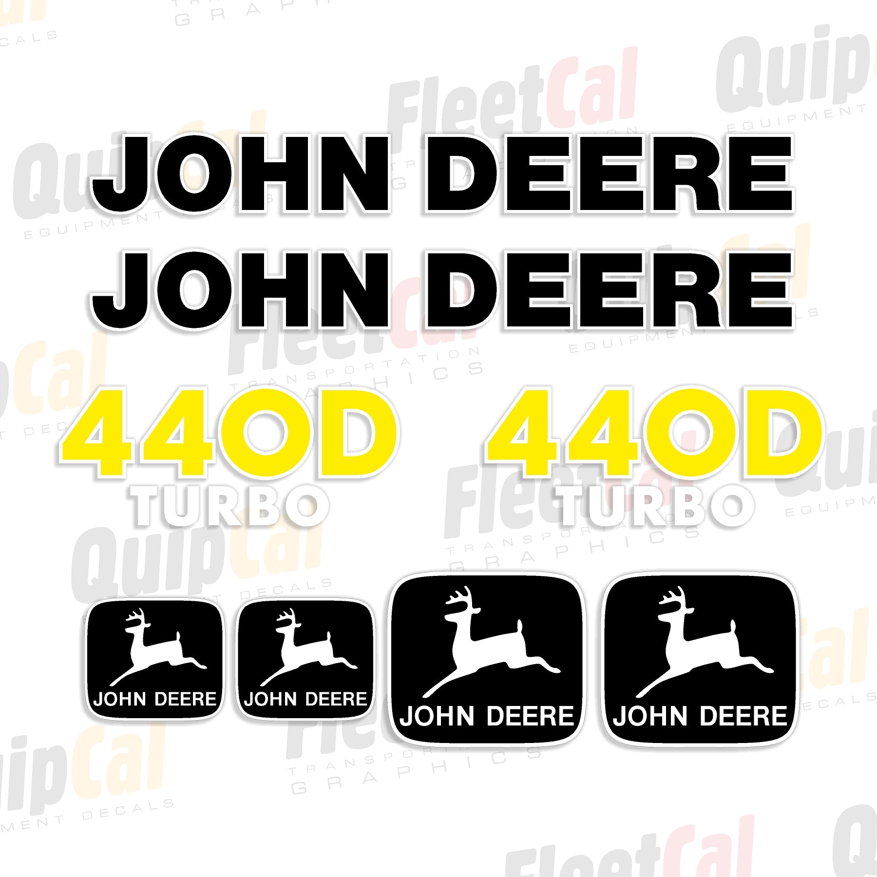 John Deere Skidder Decal Set