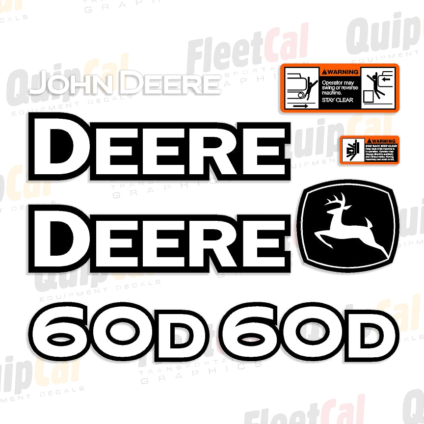 Decal Set for John Deere Mini Excavator 60D