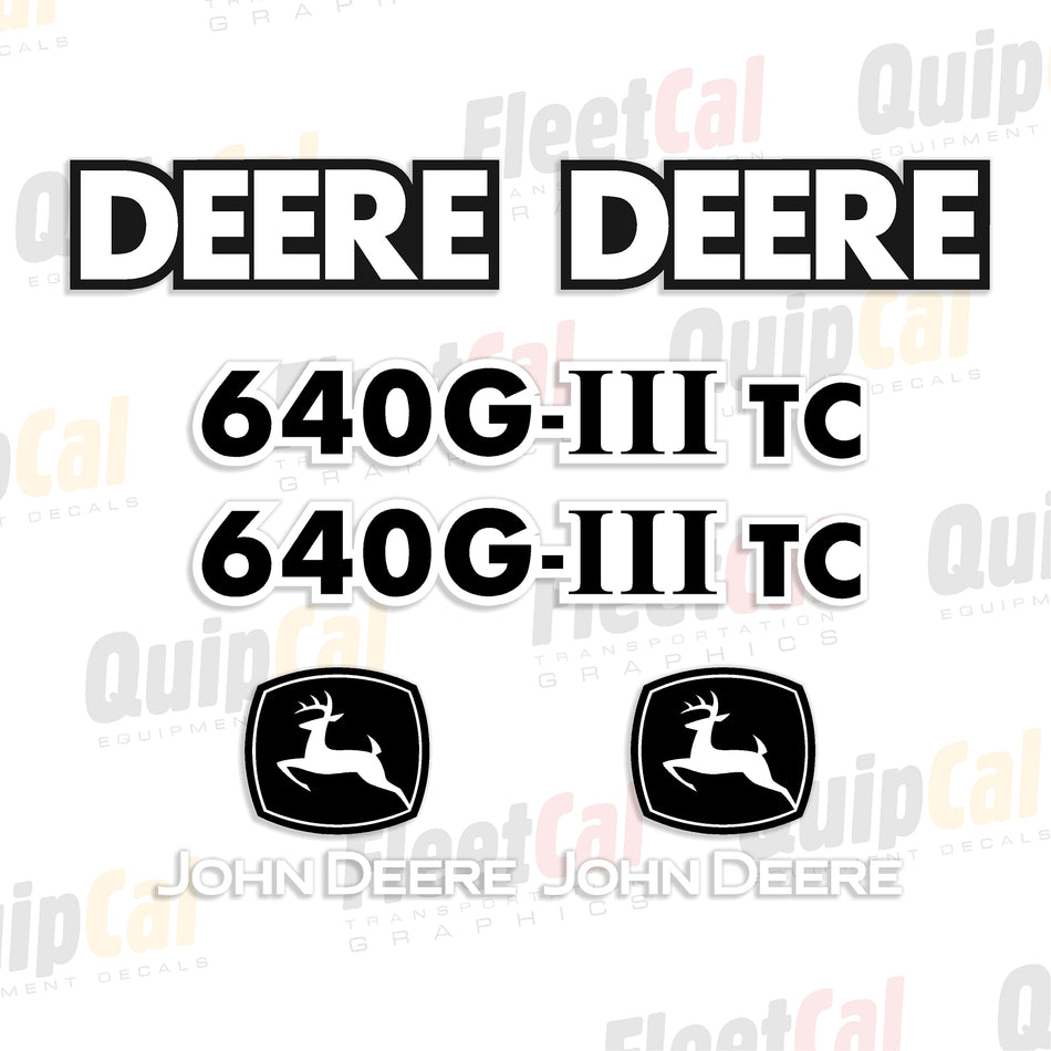 John Deere Skidder Decal Set