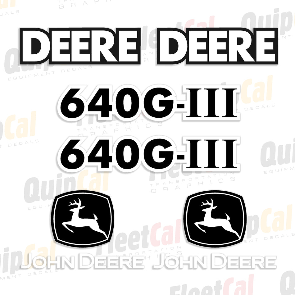 John Deere Skidder Decal Set