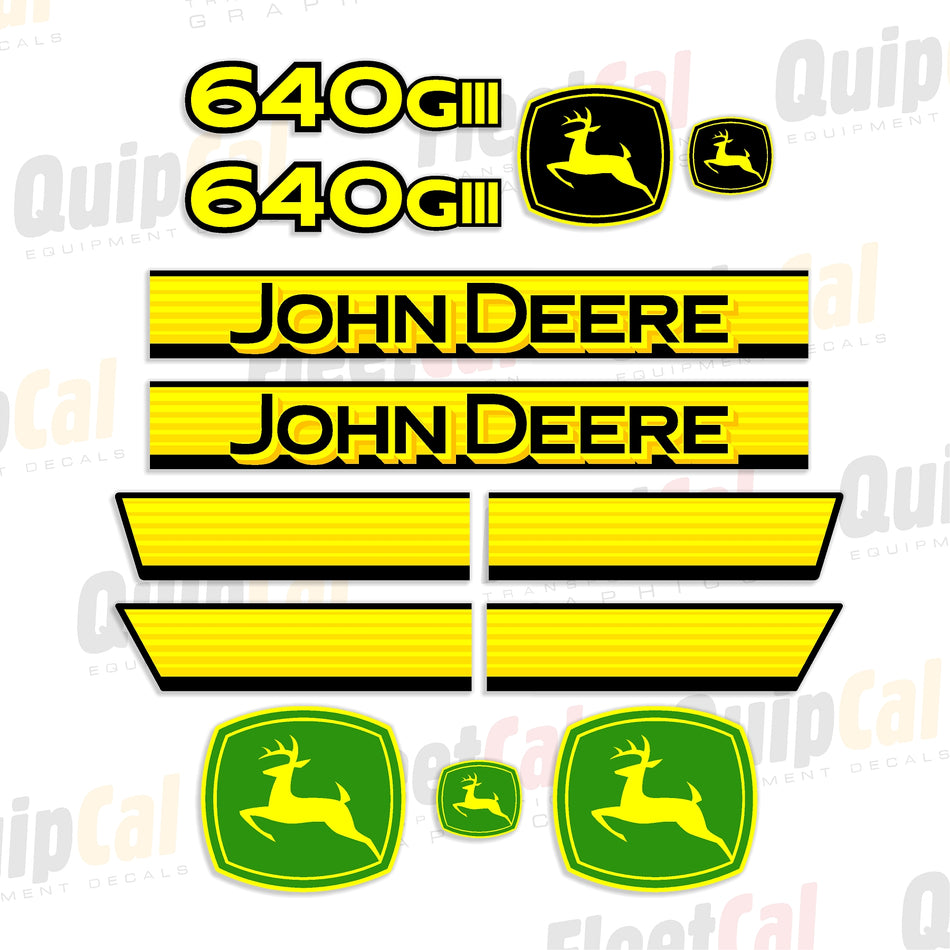 John Deere Skidder Decal Set