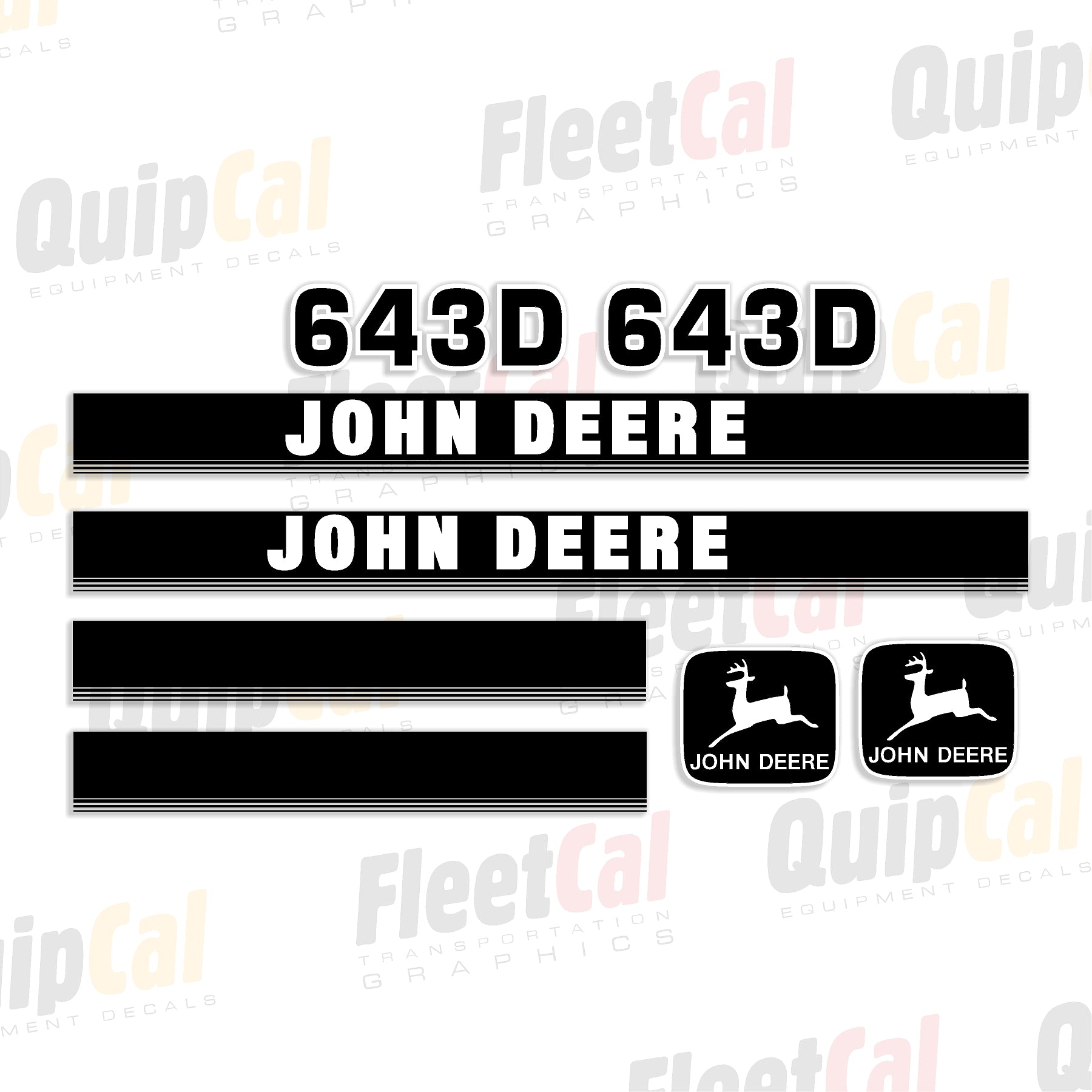 John Deere Feller Buncher Decal Set