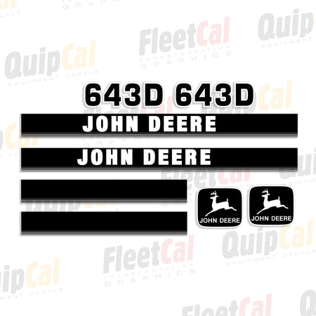 John Deere Feller Buncher Decal Set